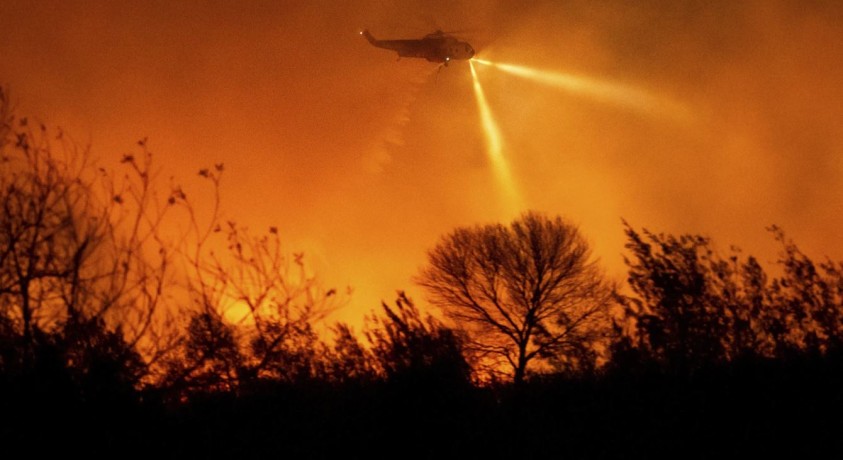 კალიფორნიაში ტყის ხანძრის ახალი კერა გაჩნდა