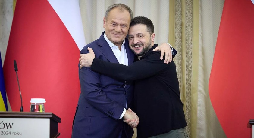 უკრაინის პრეზიდენტი პოლონეთშია