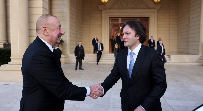 ირაკლი კობახიძე ილჰამ ალიევს ბაქოში შეხვდა