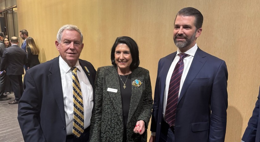 ზურაბიშვილი ტრამპის წინასაინაუგურაციო წვეულებაზე