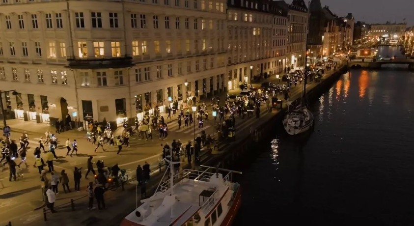 კოპენჰაგენში სინათლის ფესტივალზე სინათლის მარათონში გაიმართა