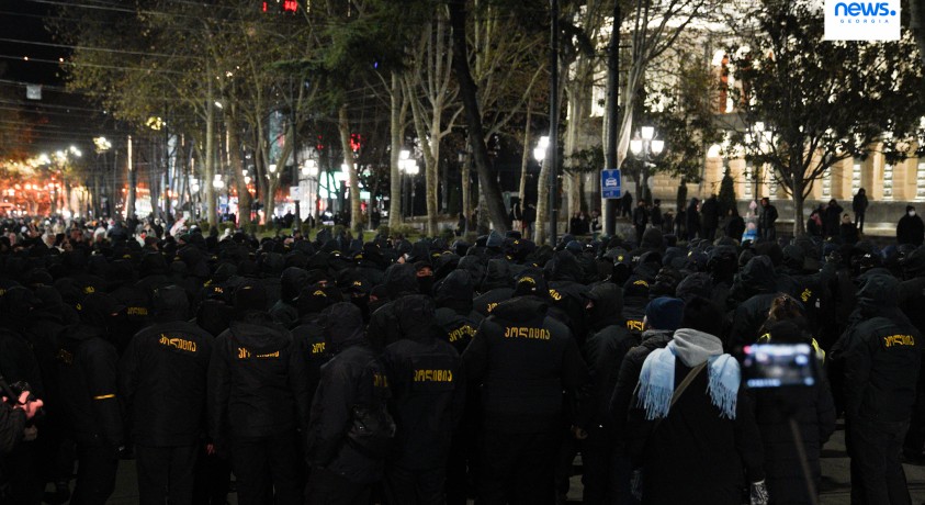 შსს-მ 10 თებერვალს პარლამენტთან მიმდინარე აქციაზე 6 პირი დააკავა