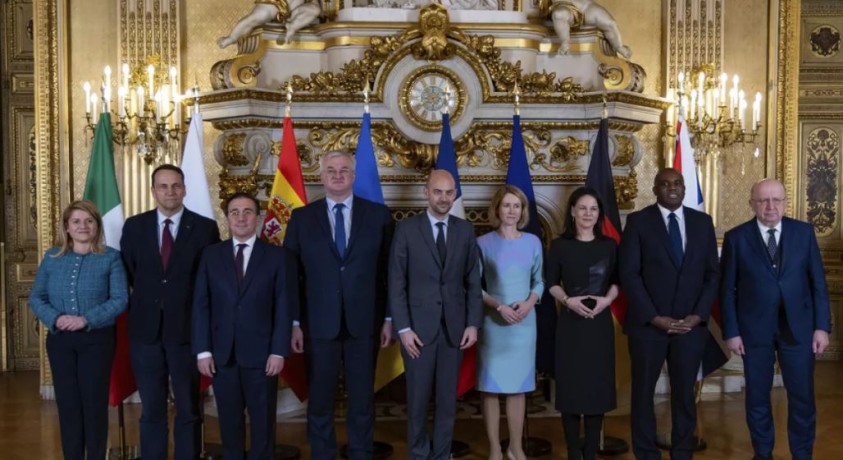 პარიზში ევროპის ქვეყნებისა და უკრაინის წარმომადგენლებმა შეხვედრა გამართეს