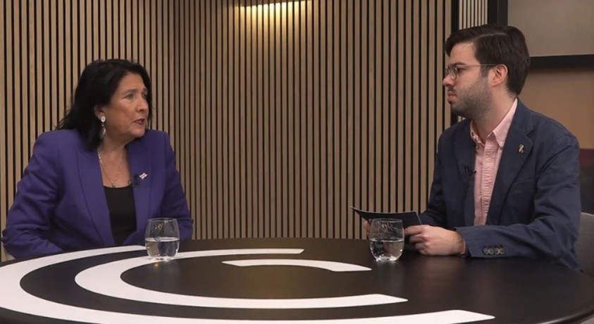 საქართველოს მეხუთე პრეზიდენტი საგარეო საქმეთა და უსაფრთხოების საკითხებში ევროკავშირის უმაღლეს წარმომადგენელს შეხვდა