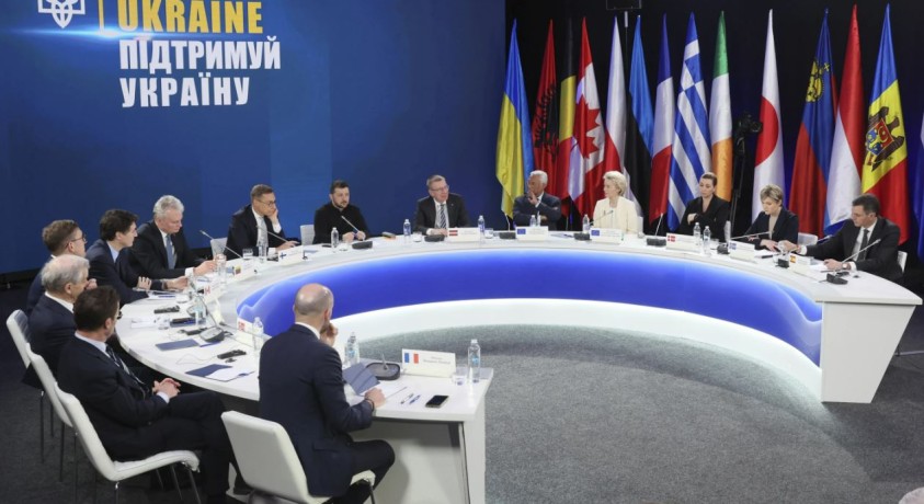 ევროპის ლიდერები უკრაინის მხარდასაჭერად