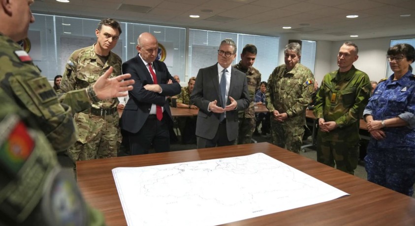 კირ სტარმერმა 20-ზე მეტი ქვეყნის მაღალი რანგის სამხედრო ოფიცრებთან შეხვედრა გამართა