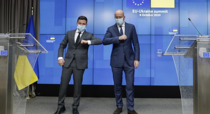 შარლ მიშელის ვიზიტი უკრაინაში დასრულდა