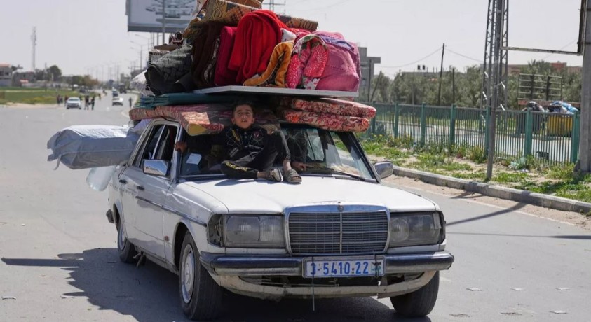 ევაკუაციის ბრძანების გაცემის შემდეგ რაფაჰს ათასობით პალესტინელი ტოვებს