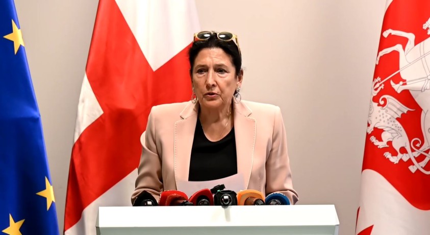 სალომე ზურაბიშვილის ბრიფინგი