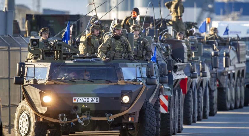 გერმანია იწყებს მუდმივი ჯარების განლაგებას ნატოს აღმოსავლეთ ფლანგზე