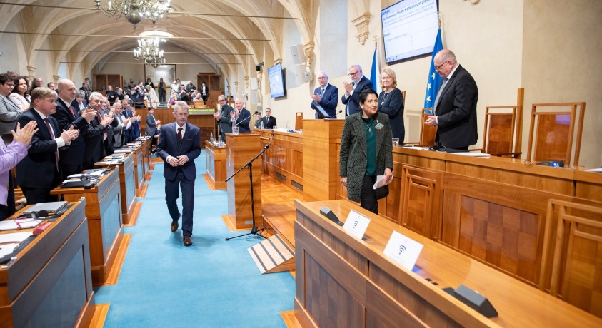 „თუ დღეს ვერ დავიცავთ საქართველოს, ხვალ შესაძლოა ვნახოთ სრულიად განსხვავებული ევროპა”- სალომე ზურაბიშვილის მიმართვა ჩეხეთის სენატს