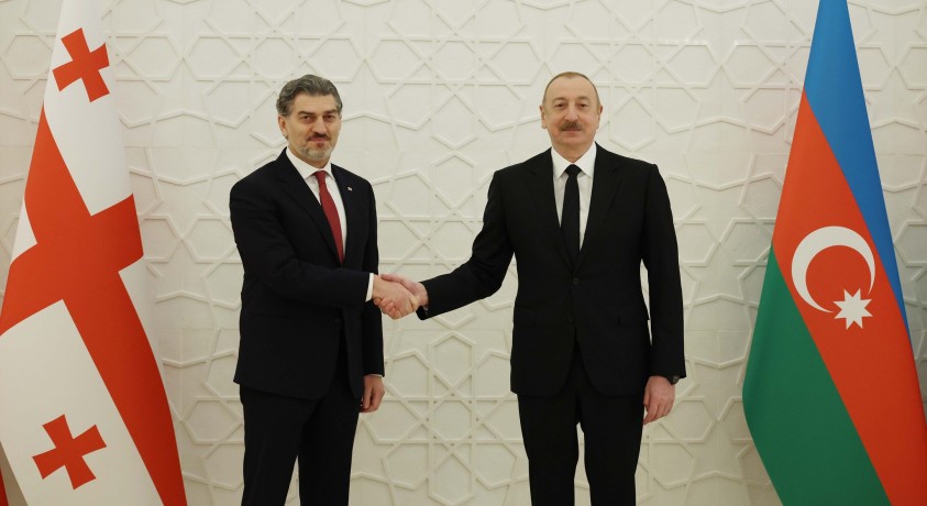 მიხეილ ყაველაშვილი აზერბაიჯანის პრეზიდენტს შეხვდა