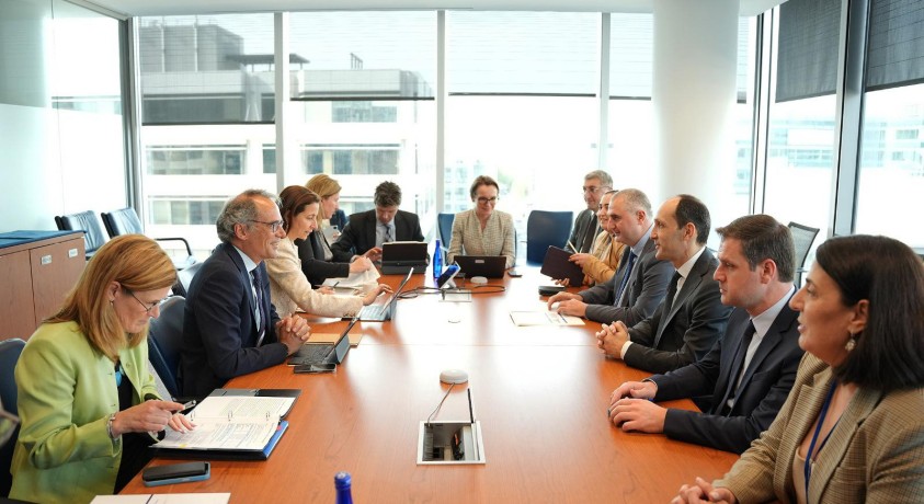 ვაშინგტონში ლევან დავითაშვილი საერთაშორისო საფინანსო კორპორაციის რეგიონულ ვიცე-პრეზიდენტს შეხვდა