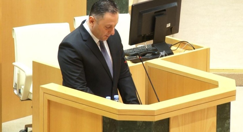 შსს მინისტრის ანგარიში პარლამენტში