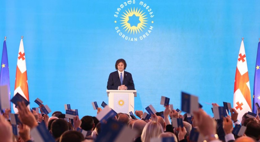 ირაკლი კობახიძე უკვე მეორედ, „ქართული ოცნების” თავმჯდომარედ აირჩიეს