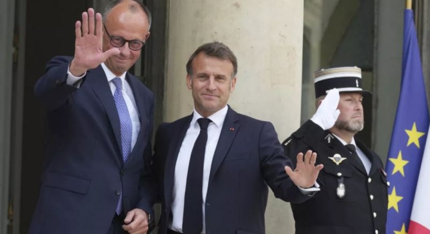 გერმანიის კანცლერი, ფრიდრიხ მერცი პარიზში ჩავიდა