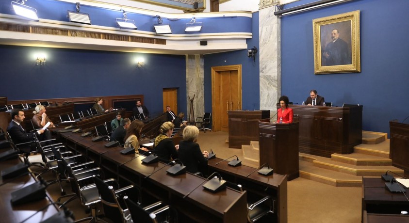პარლამენტი საგარეო საქმეთა სამინისტროში ცვლილებებისთვის კანონს იღებს