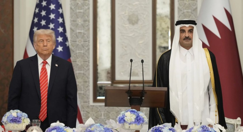 აშშ-ის პრეზიდენტი დონალდ ტრამპი კატარში იმყოფება