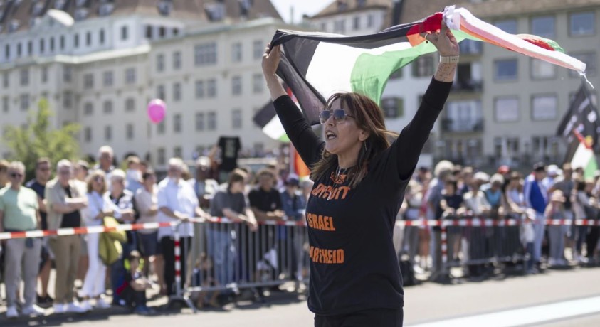 ბაზელში ევროვიზიის კონკურსზე ისრაელის მონაწილეობა გააპროტესტეს