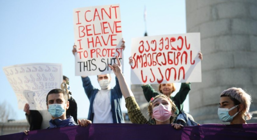 აქცია „კომენდანტის საათის“ გაუქმების მოთხოვნით