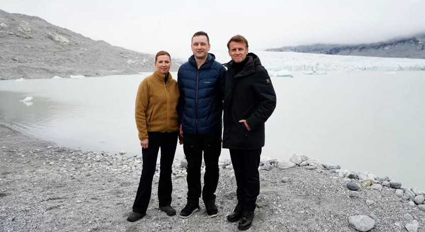 ემანუელ მაკრონი გრენლანდიას ეწვია