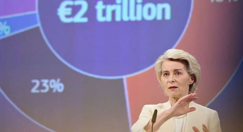ურსულა ფონ დერ ლაიენმა 2 ტრილიონი ევროს ახალი ბიუჯეტი წარადგინა