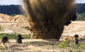 ლიეტუვაში დაბომბეს ბუნკერები, რათა მათი გამძლეობა გამოცადონ