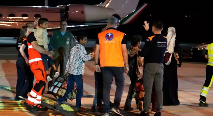 იტალიამ ღაზიდან ევაკუირებული 114 პალესტინელი მიიღო