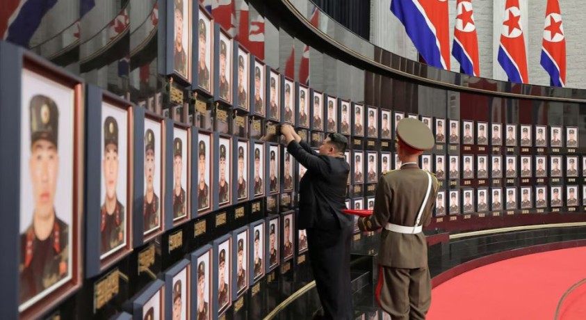 კიმ ჩენ ინმა პატივი მიაგო რუსეთში დაღუპულ ჯარისკაცებს