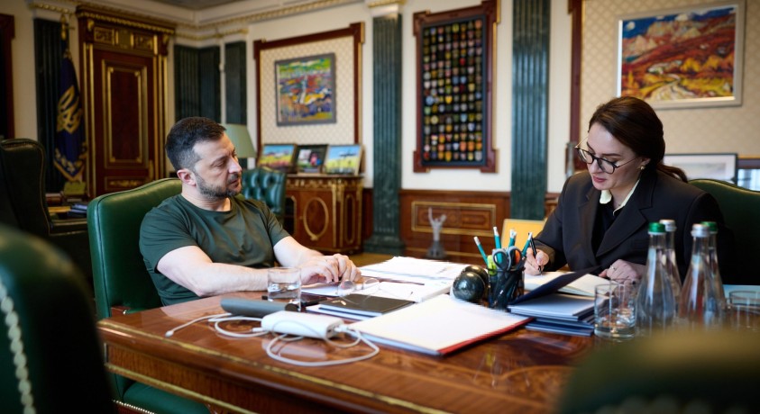 ვოლოდიმირ ზელენსკიმ ვლადიმერ პუტინთან შეხვედრის მზადყოფნა კიდევ ერთხელ დაადასტურა