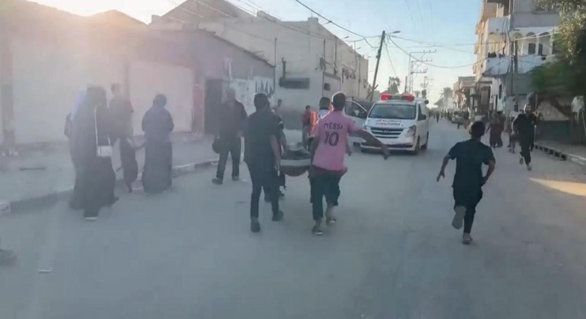 ისრაელმა ალ-აქსას საავადმყოფოსთან არსებული დევნილთა ბანაკი დაბომბა