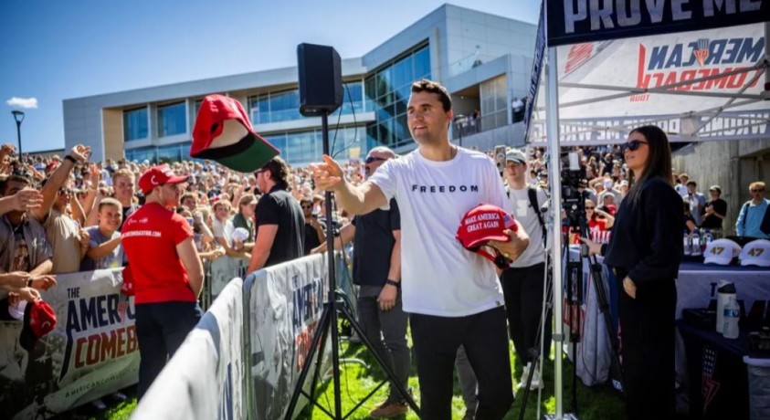 ტრამპის მოკავშირე კონსერვატორი აქტივისტი, ჩარლი კირკი ცეცხლსასროლი იარაღიდან გასროლით მოკლეს