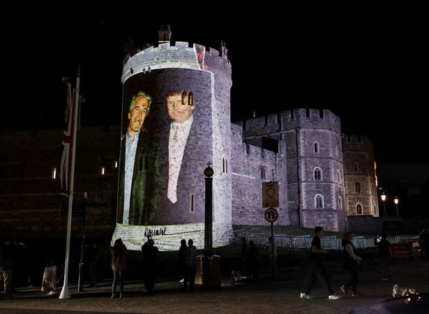 უინძორის სასახლის კედლებზე ტრამპისა და ეფშტეინის ფოტოები გამოსახეს – დაკავებულია 4 მოზარდი