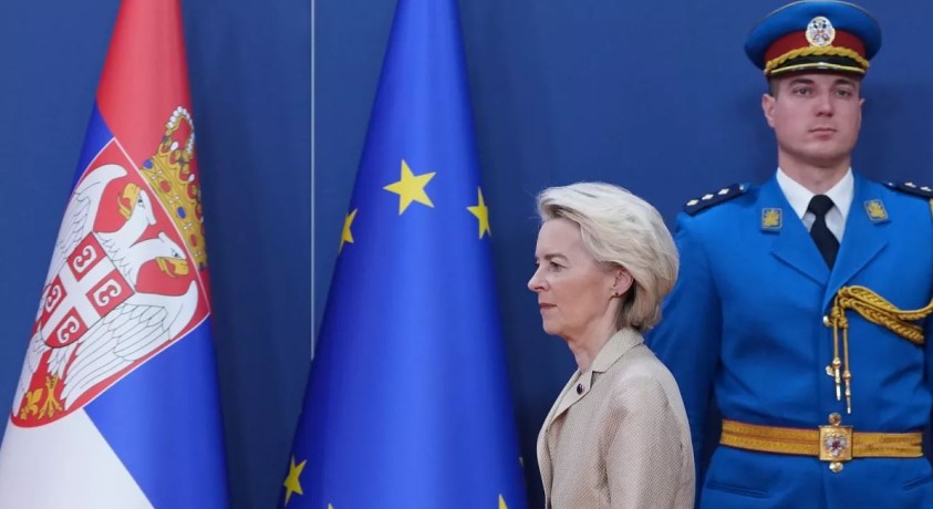 „ჩვენ მხარს ვუჭერთ პარტნიორობას და არა დამორჩილებას“ – ევროკომისიის პრეზიდენტი სერბეთში