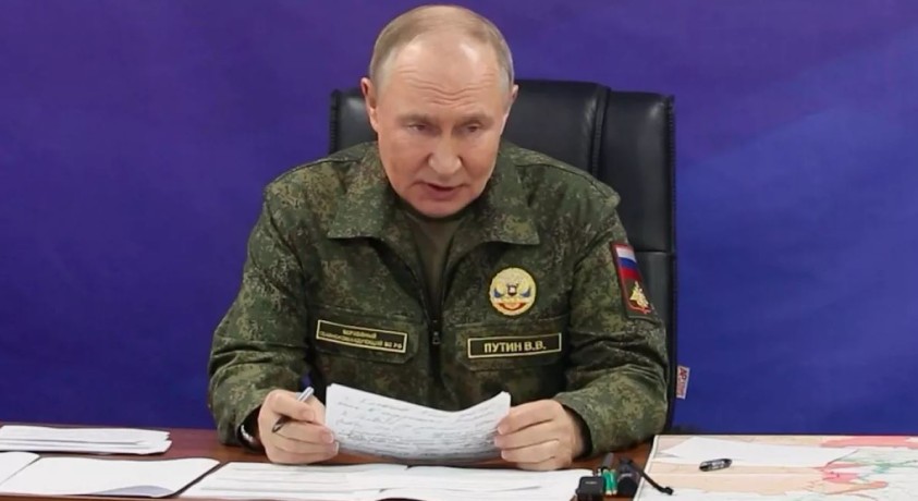 პუტინი საკუთარ ჯარისკაცებთან ამტკიცებს, რომ რუსეთის ბირთვული შეკავების მზადყოფნა ყველა სხვა ბირთვულ სახელმწიფოსაზე მაღალია