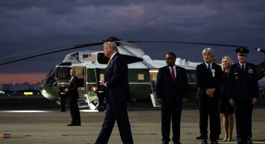 დონალდ ტრამპი იაპონიას ესტუმრა