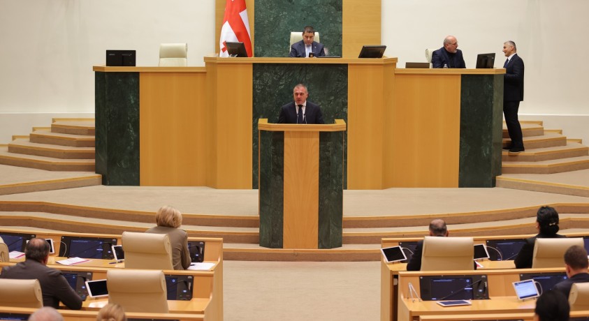 პარლამენტში ინფრასტრუქტურის მინისტრს ინტერპელაციის წესით მოუსმინეს