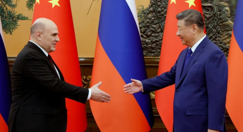 რუსეთის პრემიერ-მინისტრი, მიხაილ მიშუსტინი პეკინში ჩინეთის პრეზიდენტს, სი ძინპინს შეხვდა