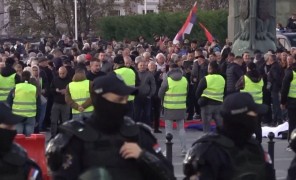 ბელგრადში მთავრობის საწინააღმდეგო საპროტესტო აქცია გაიმართა