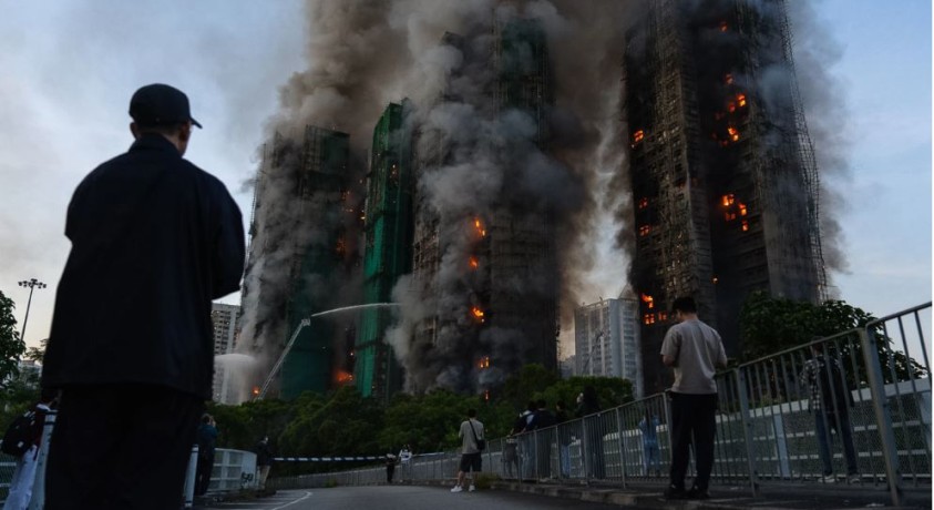 65-მდე გაიზარდა ჰონ-კონგში ხანძრის შედეგად გარდაცვლილთა რიცხვი