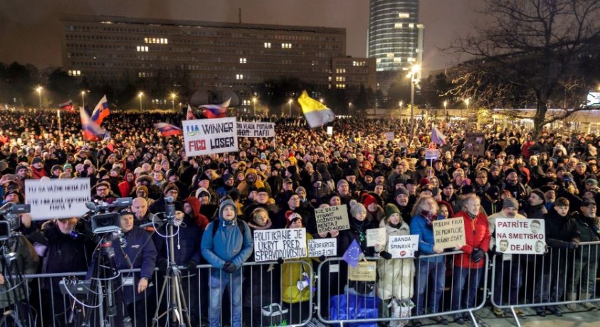 ანტისამთავრობო პროტესტი სლოვაკეთში