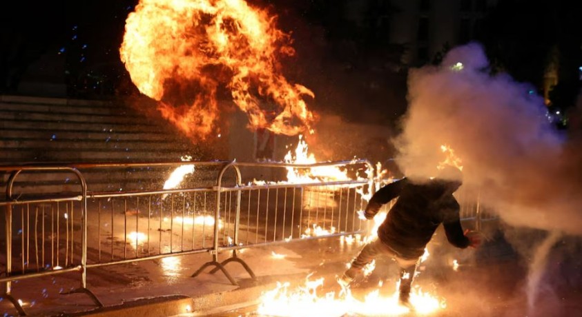 ალბანეთის დედაქალაქში ანტისამთავრობო საპროტესტო აქცია გაიმართა