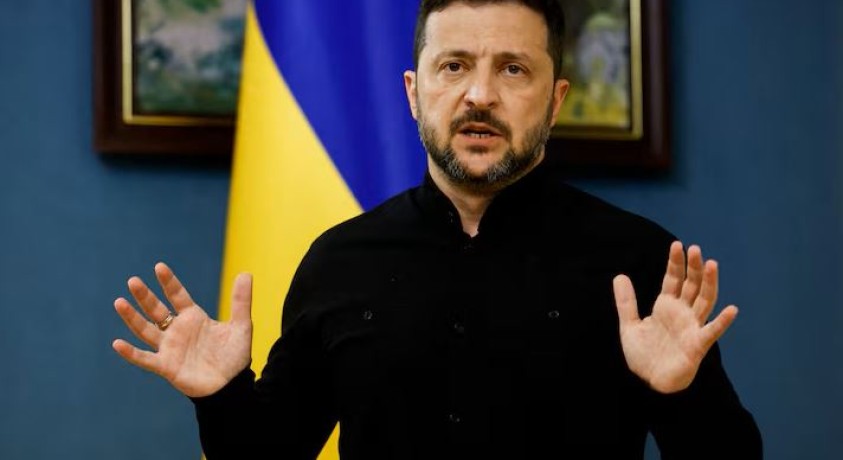 ვოლოდიმირ ზელენსკი განახლებულ სამშვიდობო გეგმაზე საუბრობს