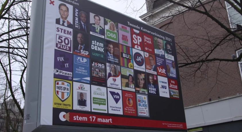 ნიდერლანდებში საპარლამენტო არჩევნებში მოქმედი პრემიერ-მინისტრის პარტია ლიდერობს