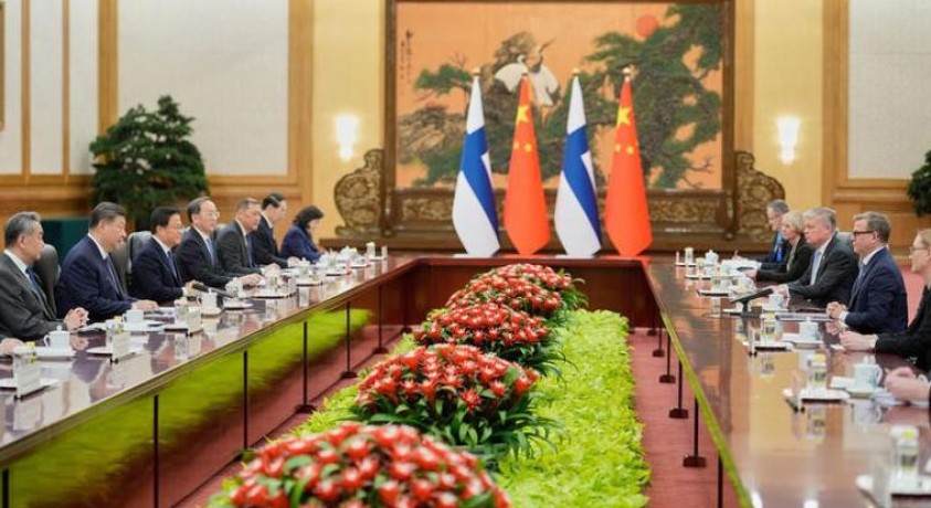 სი ძინპინი ფინეთის პრემიერ-მინისტრს შეხვდა