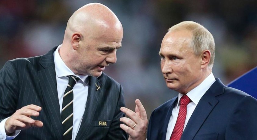 FIFA-ს პრეზიდენტი რუსეთზე დაწესებული შეზღუდვების გაუქმებას განიხილავს