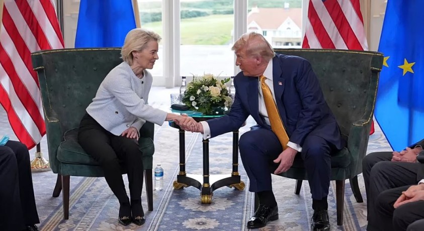 ევროპარლამენტმა აშშ-თან დადებულ სავაჭრო შეთანხმებაზე მუშაობა განაახლა