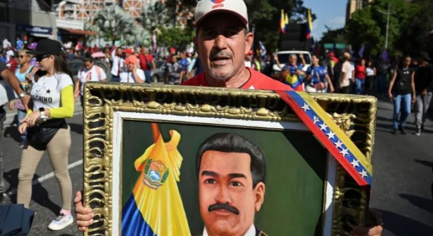 ნიკოლას მადუროს ვაჟმა კარაკასში მამის მხარდამჭერი აქცია გამართა