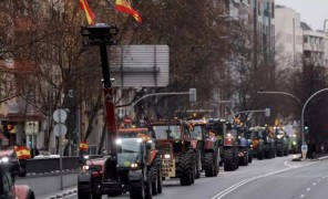 მადრიდში ფერმერებმა საპროტესტო აქცია გამართეს