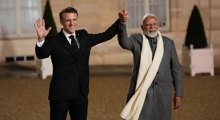 საფრანგეთის პრეზიდენტი ინდოეთს სამდღიანი ვიზიტით ეწვია